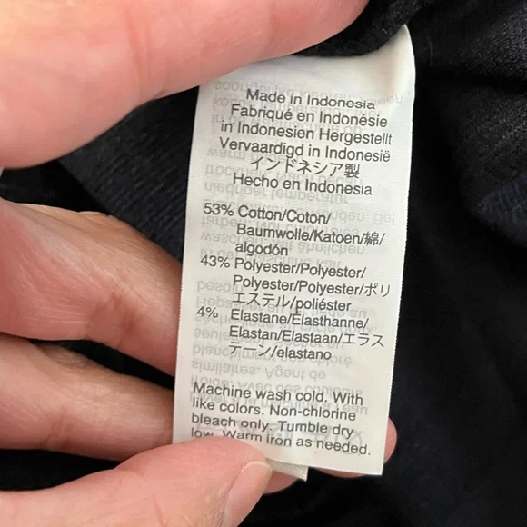 Madewell texture and Thread Navy Wrap Dress NWT - Picture 6 of 6